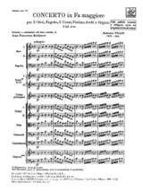 Concerto en Fa Maj. - F. 12 n° 40 - Partitura - VIVALDI - Partition